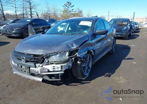 2021 Honda Civic Ex из США, поврежденный, VIN 19XFC1F3XME203662